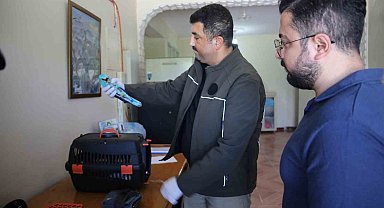 Muş'ta bitkin halde bulunan Hint gökkuzgunu kurtarıldı