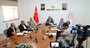 Muş'ta Güvenlik ve Asayiş Değerlendirme Toplantısı yapıldı