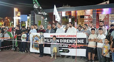 Muş'ta İsrail'in Gazze'ye saldırıları protesto edildi