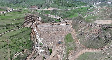 Narman şehitler barajı gün sayıyor