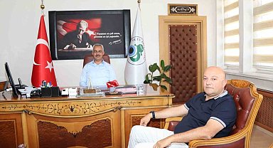 Oltu'da siyasi nezaket adına örnek bir ziyaret