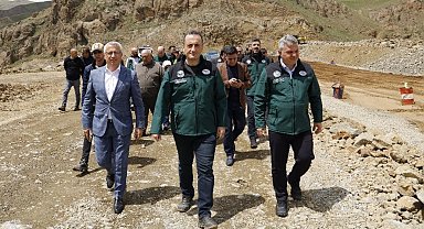 Şehitler Barajı'nın yapımı sürüyor