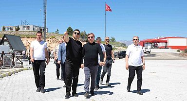 Vali Aydoğdu Ergan Dağında incelemelerde bulundu