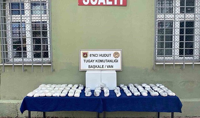 Van'da 38.5 kilogram metamfetamin ele geçirildi