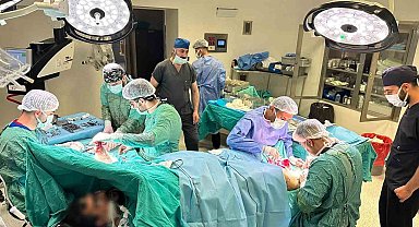 Van'da fabrika işçisinin kopan eli ameliyatla yerine dikildi