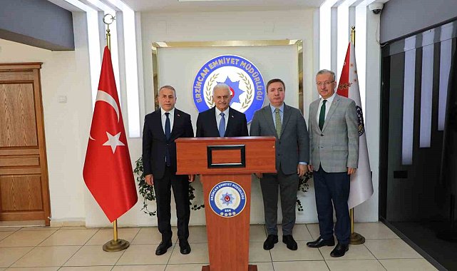 Yıldırım memleketi Erzincan'da ziyaretlerde bulundu