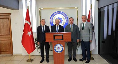 Yıldırım memleketi Erzincan'da ziyaretlerde bulundu