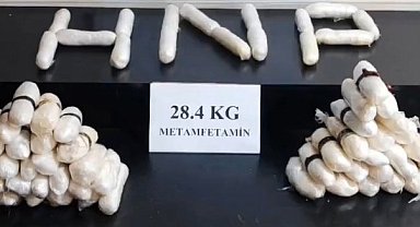 Yüksekova'da kristal halde 28 kilo metamfetamin ele geçirildi