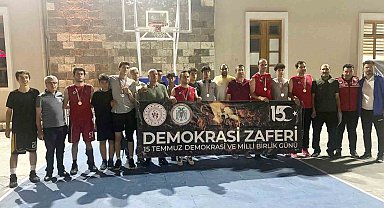 3x3 Sokakta Basketbol Turnuvasının şampiyonu emniyet