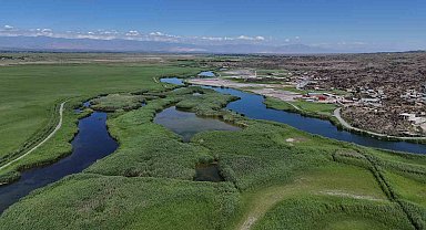 Ağrı Dağı Milli Parkı'nın eşsiz doğal güzelliği havadan görüntülendi