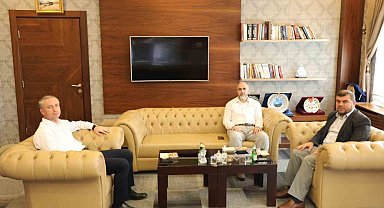 Ağrı İl Müftüsü Şafak, Milli Eğitim Müdürü Kökrek'i ziyaret etti