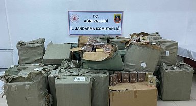 Ağrı'da 1 milyon 600 bin liralık kaçak mal ve uyuşturucu ele geçirildi