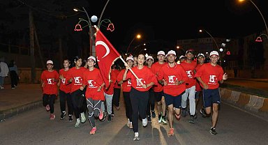 Ağrı'da "15 Temmuz Sancak Koşusu" düzenlendi