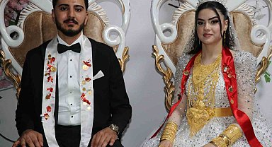Aşiret düğününde geline 3 kilo altın, damada 4 milyon TL takıldı
