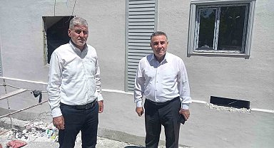 Başkan Süner, geçici konaklama merkezini inceledi