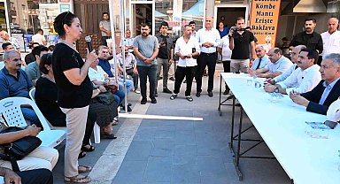 Başkan Taşkın ve Geçit vatandaşlarla buluştu