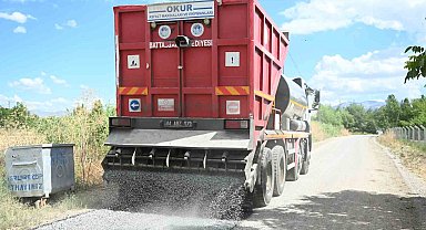 Battalgazi'de 30 kilometre sathi asfalt serimi gerçekleştirdi