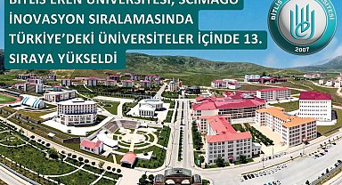 BEÜ, SCIMAGO İnovasyon sıralamasında 13'üncü sıraya yükseldi