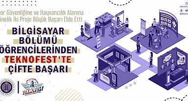 Bilgisayar mühendisliği bölümü öğrencilerinden çifte başarı