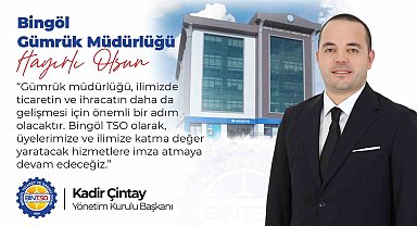 Bingöl'de Gümrük Müdürlüğü kuruluyor