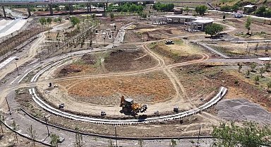Bingöl'deki millet bahçesinde çalışmalar devam ediyor