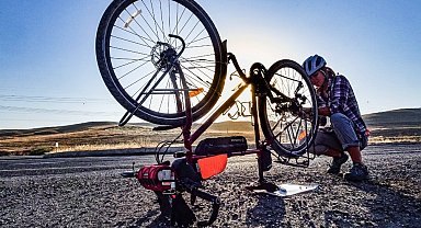 Bisikletle Fransa'dan Erzincan'a yolculuk