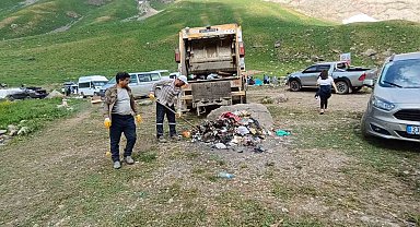 Cennet ve Cehennem Vadisi çöpten temizlendi
