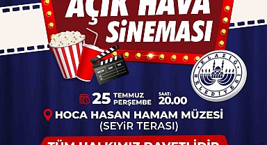 Elazığ Belediyesi, Harput'ta açık hava sineması nostaljisi yaşatacak