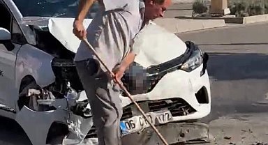 Elazığ'da otomobil ile minibüs çarpıştı: 1 yaralı