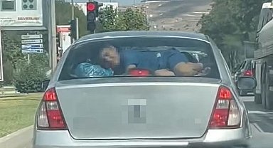 Elazığ'da tehlikeli yolculuk