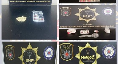 Elazığ'da uyuşturucuya geçit yok: 8 gözaltı