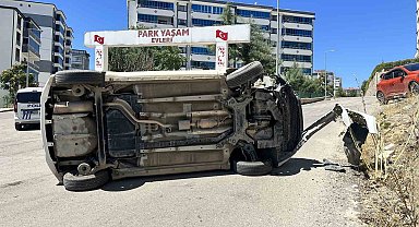 Emniyet kemeri taktı burnu bile kanamadı