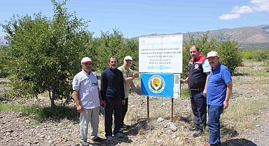 Erzincan'da bahçelere mavi bayrak