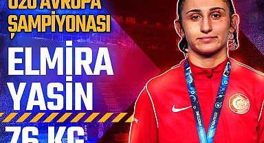Erzincanlı milli sporcu Elmira Yasin'den altın madalya