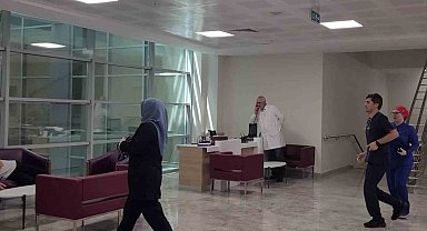 Erzurum Şehir Hastanesi'nde mavi kod tatbikatı