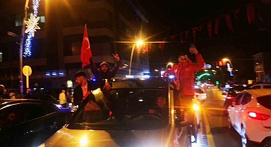 Erzurum'da milli coşku