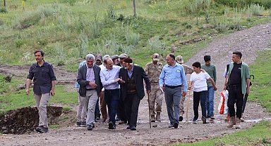 Erzurum'da sel felaketinin yaraları sarılıyor