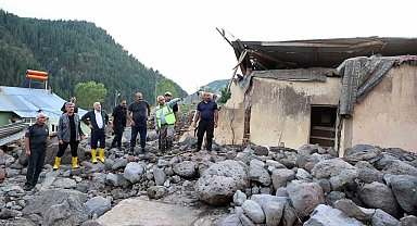Erzurum'da selin yaraları sarılıyor
