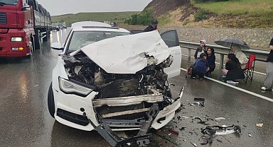Erzurum'da zincirleme trafik kazası: 10 yaralı