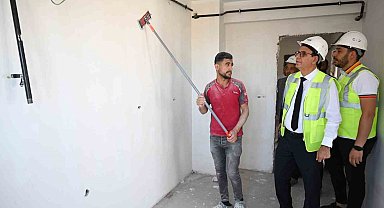 Geçit, kentsel dönüşüm konutlarını inceledi