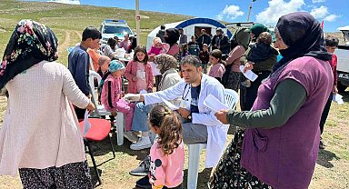 Göçerlere sağlık desteği