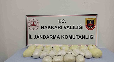Hakkari'de 23 kilo uyuşturucu ele geçirildi