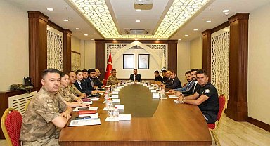 Hakkari'de asayiş olayları değerlendirildi