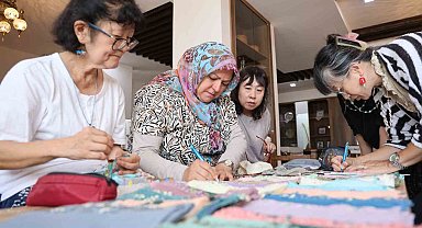 İğne oyası öğrenmek için 8 bin 259 kilometre yol katettiler