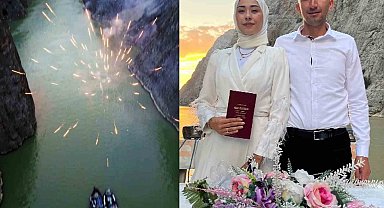 Karanlık Kanyon nikah akdine şahitlik etti