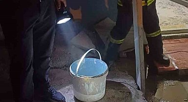 Kars'ta ocak üstünde unutulan tencere itfaiyeyi alarm geçirdi