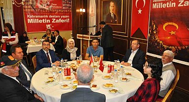 Kars'ta şehit aileleri ve gaziler bir araya geldi