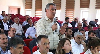 Kaymakam Karaloğlu muhtarların sorun ve taleplerini dinledi