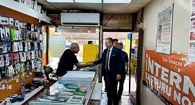 Kaymakam Koşansu'dan esnaf ziyareti