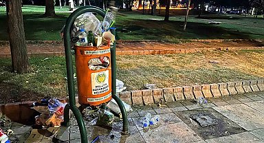 Malatya Büyükşehir Belediyesi'ne çöp tepkisi